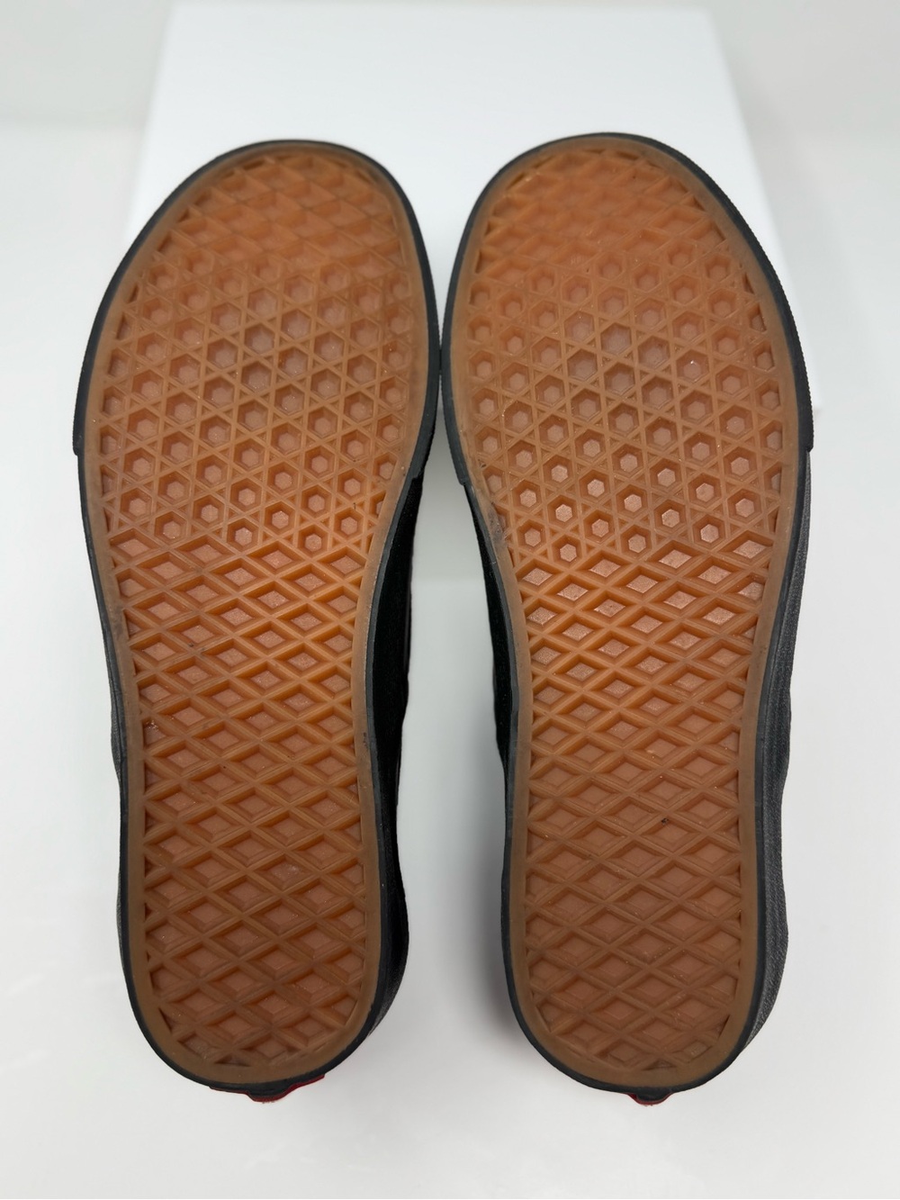 Vans Classic Slip-On Blackout Canvas Sneakers Black Shoes Womens 8.5 Mens 7 - Picture 6 of 8